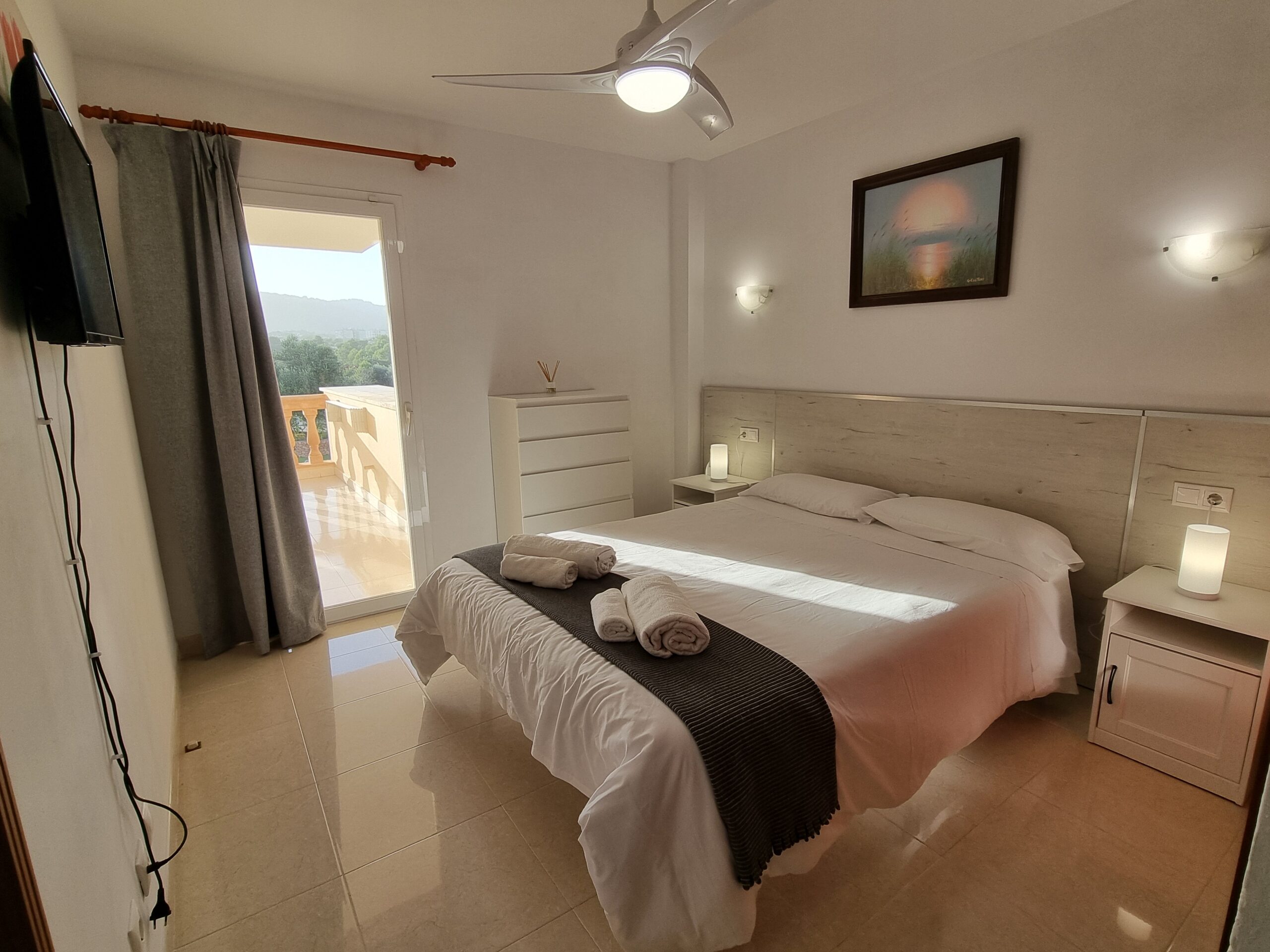 first bedroom Apartment Cala Bona Carpe Diem